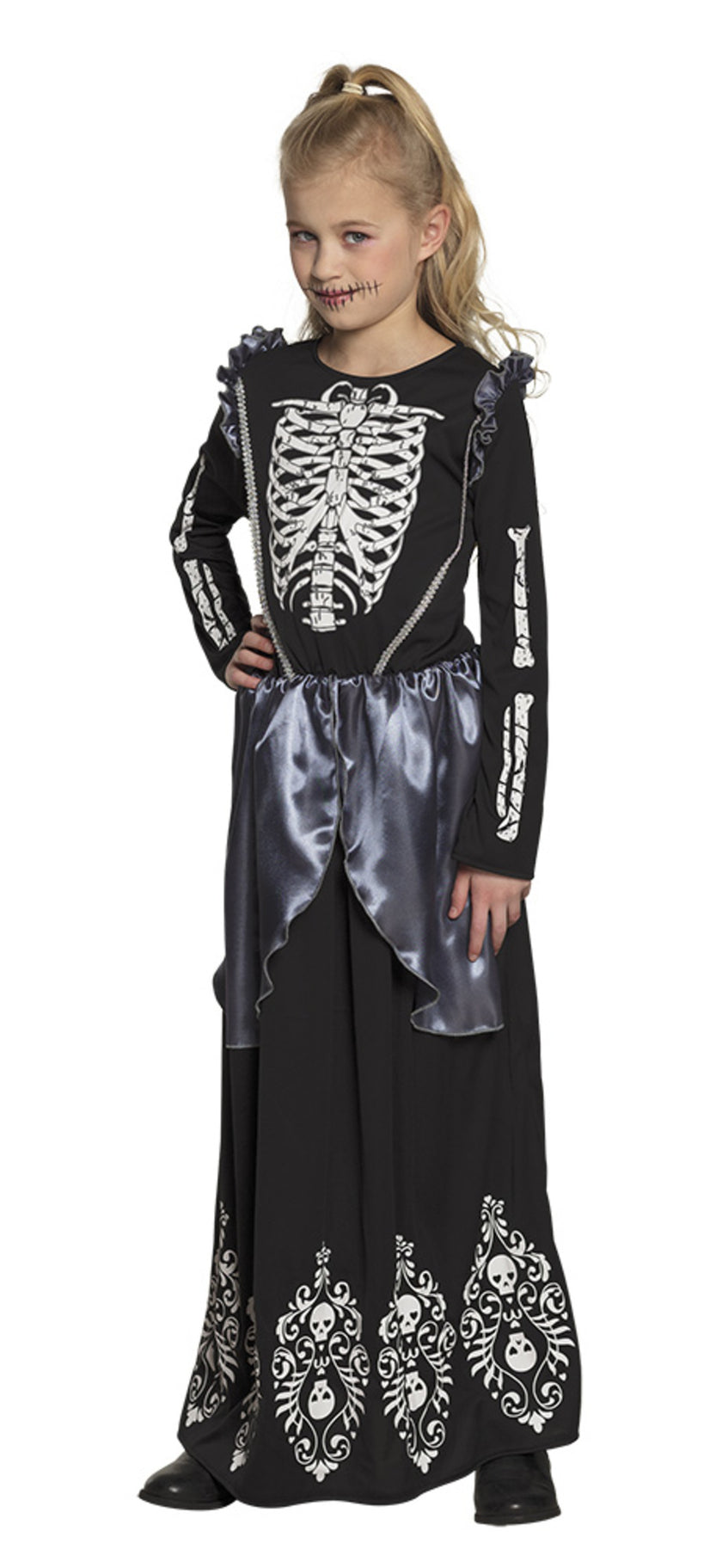 Déguisement squelette fille
