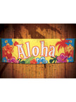 Banderole hawaïen aloha - Hibiscus