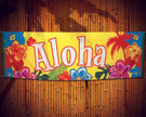 Banderole hawaïen aloha - Hibiscus