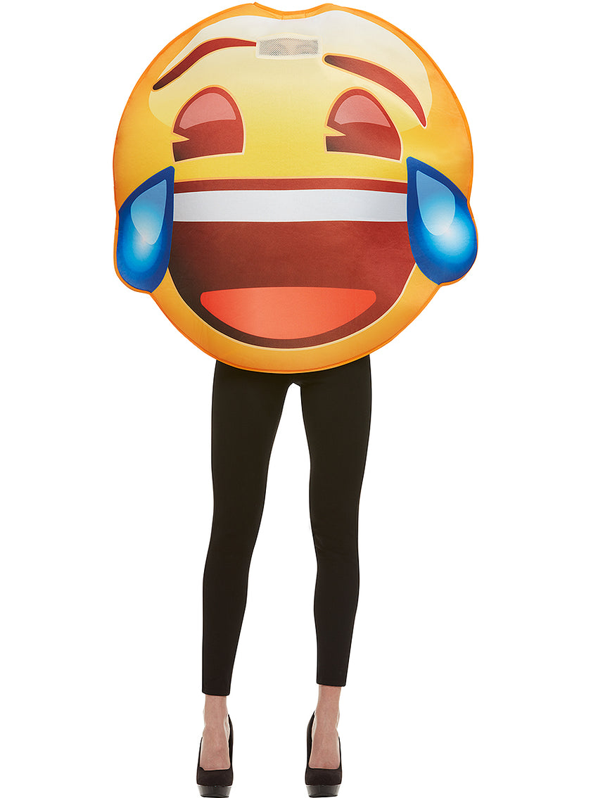 Déguisement Emoji sourire larmes adulte