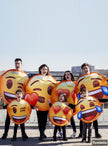 Déguisement Emoji sourire larmes adulte