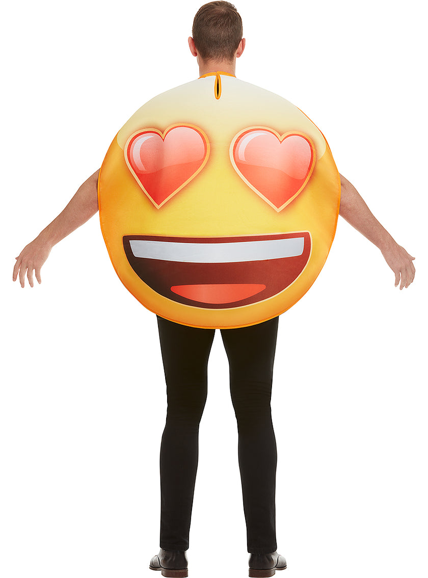 Déguisement Emoji sourire yeux en cœur