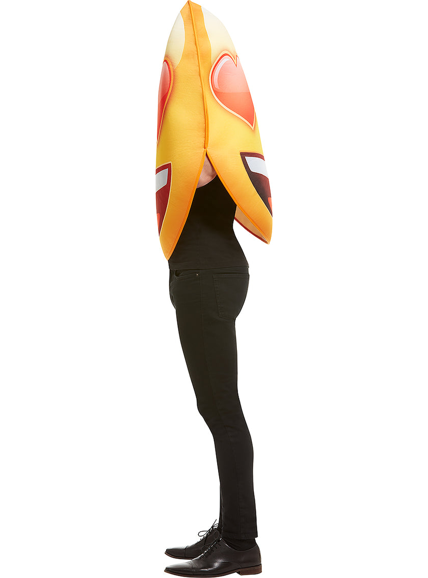 Déguisement Emoji sourire yeux en cœur