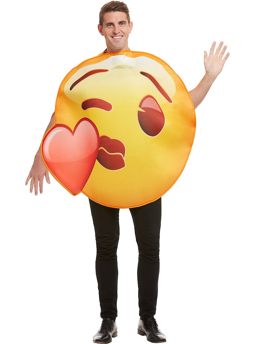 Déguisement Emoji bisou cœur
