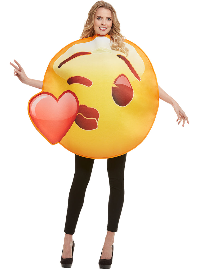 Déguisement Emoji bisou cœur