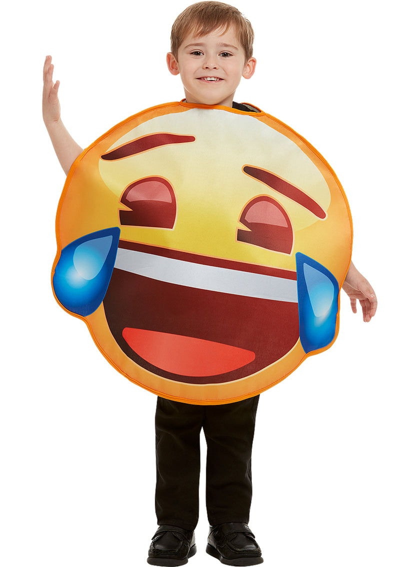 Déguisement Emoji sourire larmes enfant