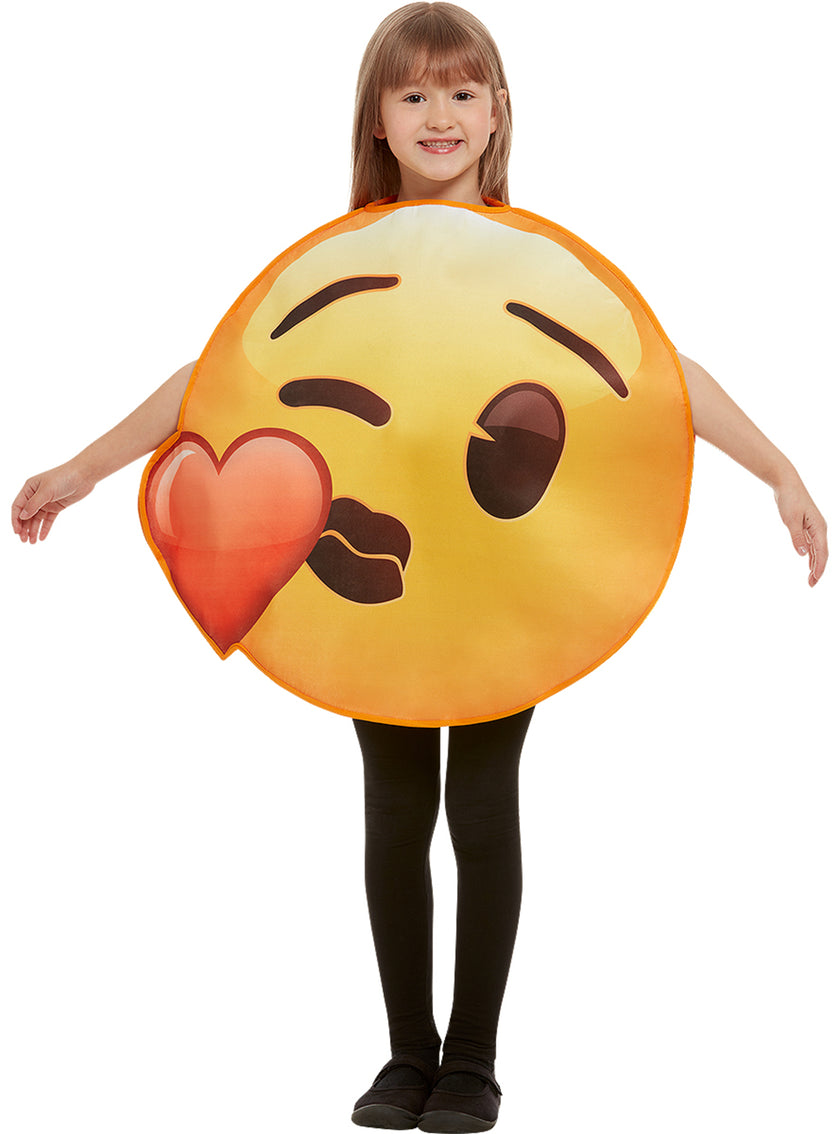 Déguisement Emoji bisou cœur enfant