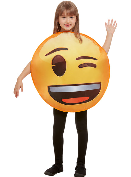 Déguisement Emoji clin d'œil enfant