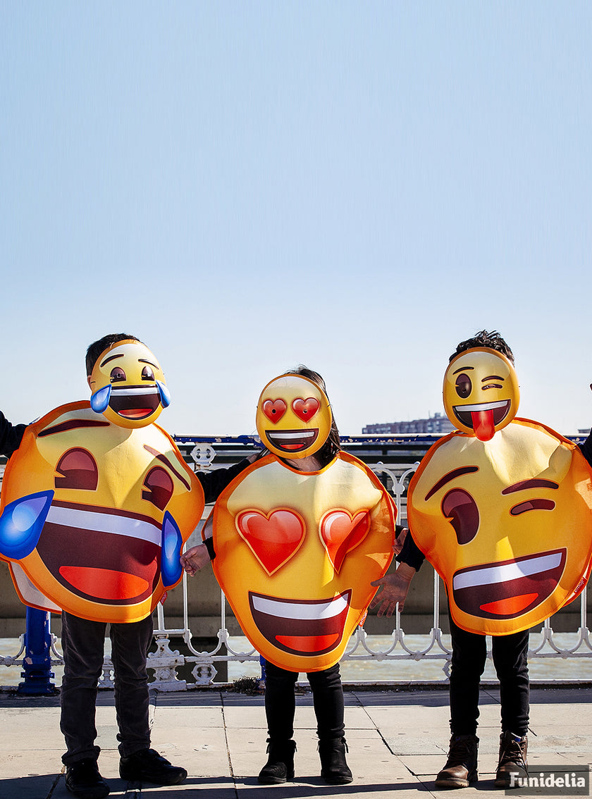 Déguisement Emoji clin d'œil enfant
