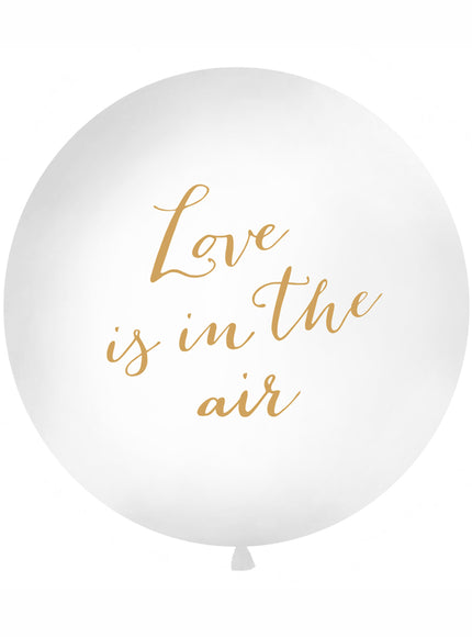 Ballon géant blanc Love is in the air - Valentine Collection