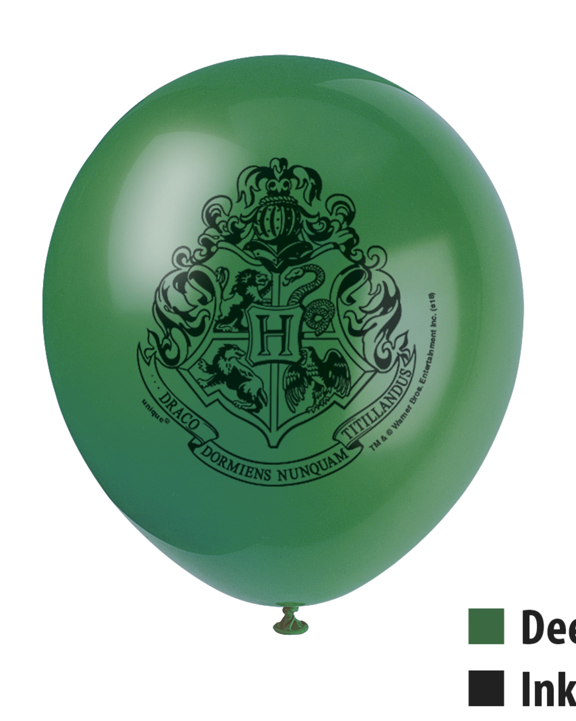 8 ballons variés Maisons Poudlard - Harry Potter