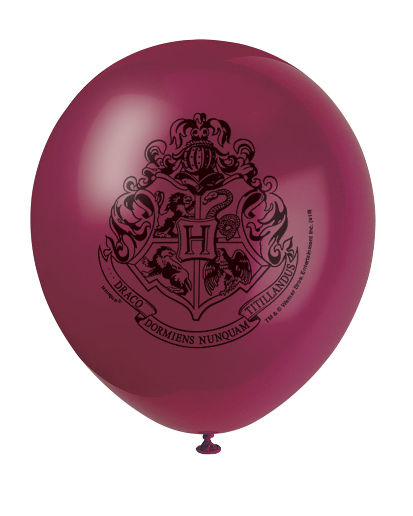 8 ballons variés Maisons Poudlard - Harry Potter