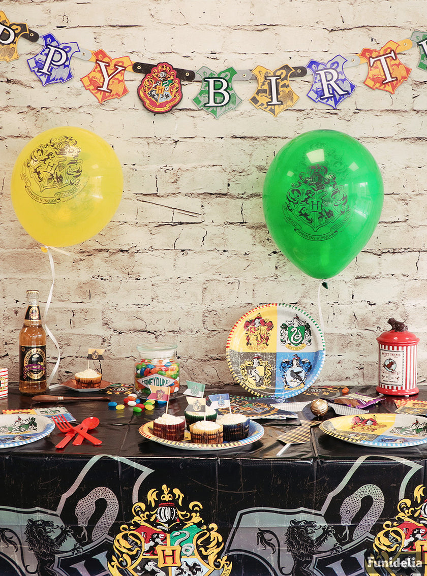Banderole anniversaire Maisons Poudlard - Harry Potter