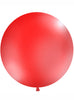 Ballon géant rouge pastel
