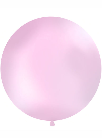 Ballon géant rose pastel