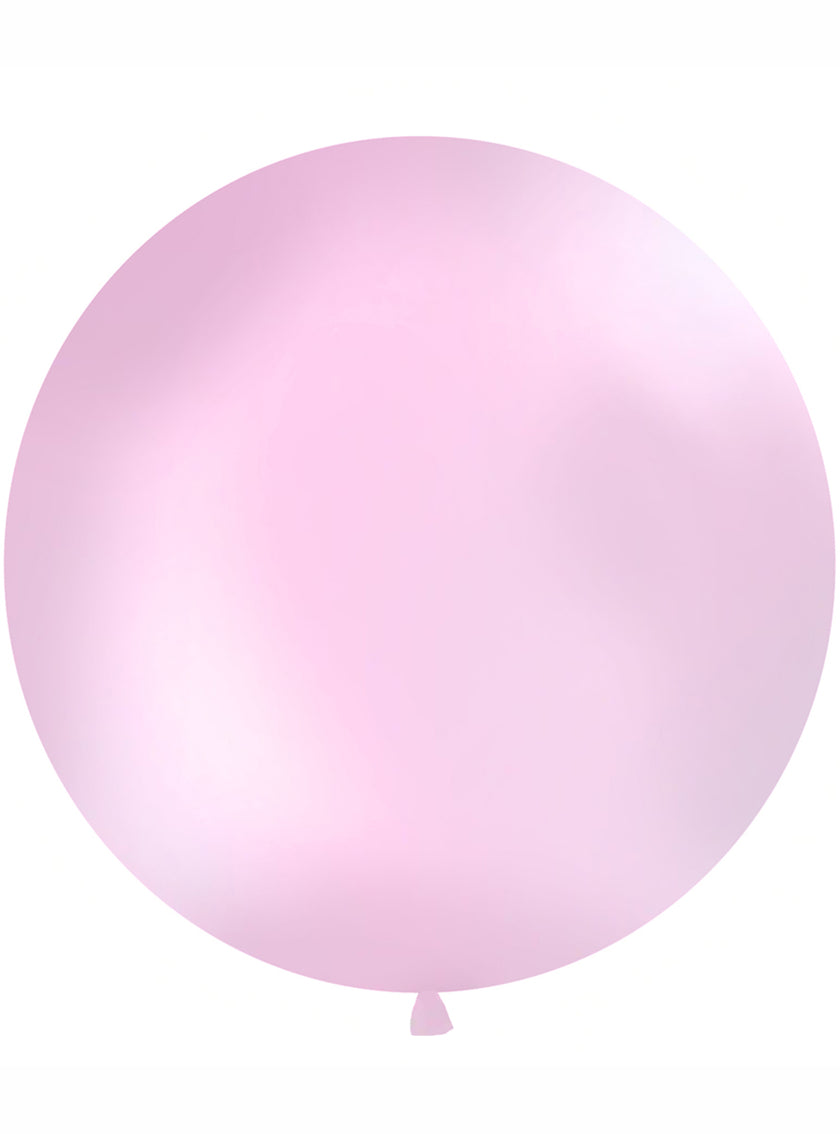 Ballon géant rose pastel