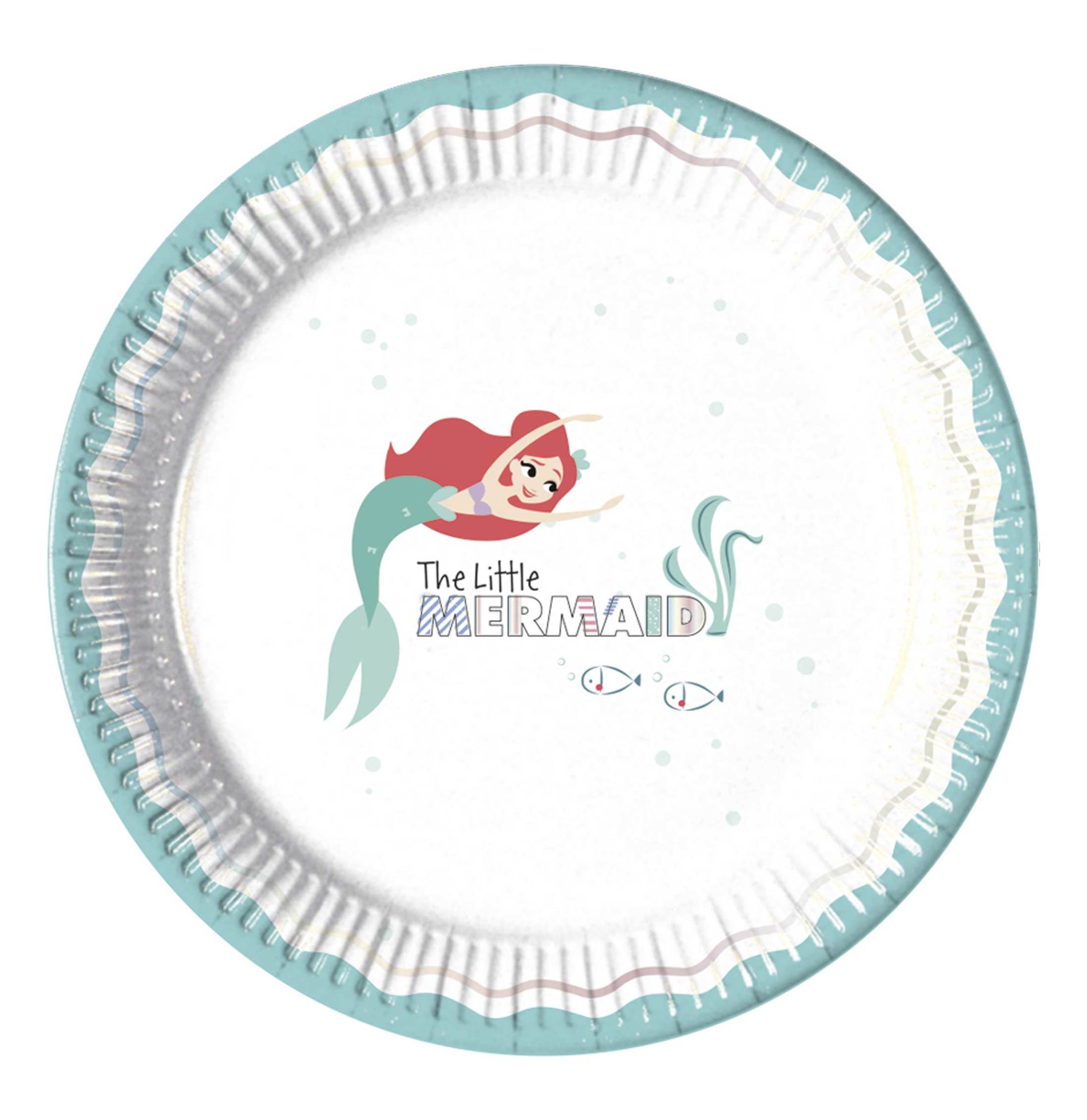 8 assiettes La Petite Sirène - Ariel Under the Sea