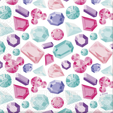 20 Serviettes en papier  Minnie Mouse - Minnie Party Gem