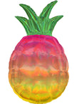 Ballon aluminium ananas irisé
