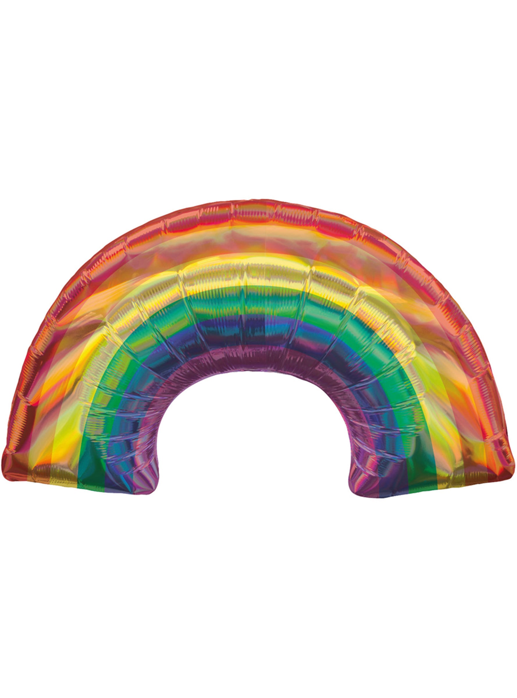 Ballon aluminium arc-en-ciel irisé
