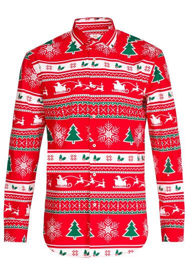 Chemise Noël Rouge 