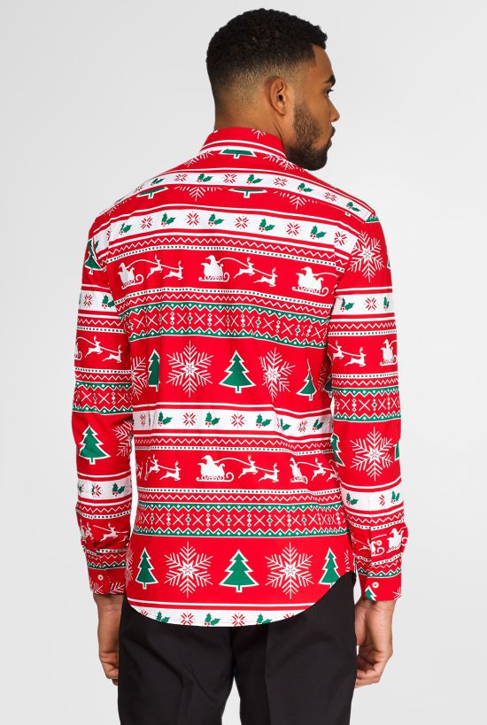 Chemise Noël Rouge 