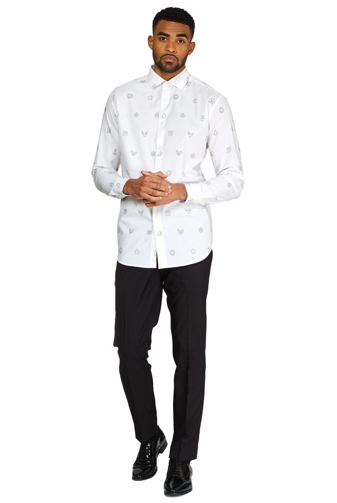 Chemise Noël Blanche 