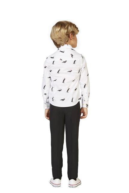 Chemise Blanche pingouins enfant - Opposuits