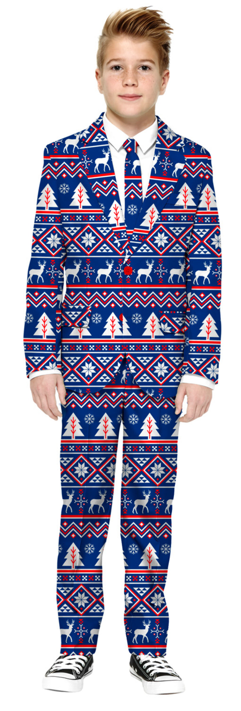 Costume Noël Bleu enfant - Suitmeister