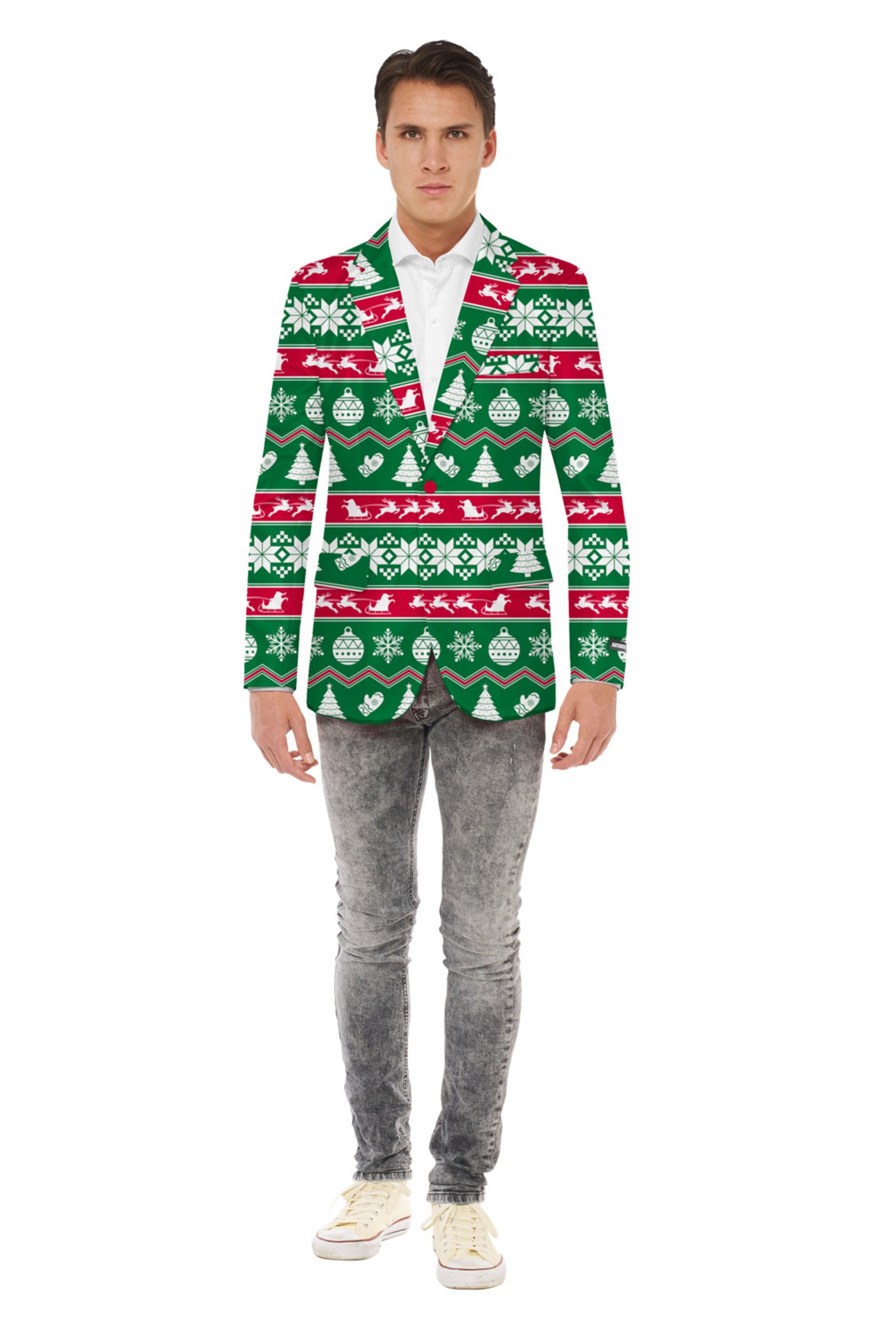 Veste Noël Verte - Opposuits
