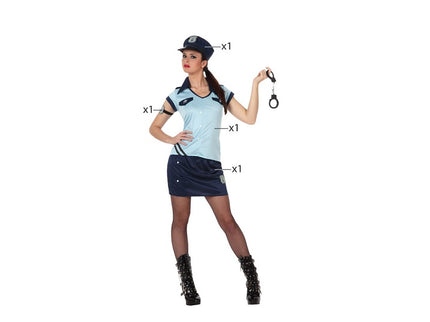 déguisement policière 4pcs femme taille xl