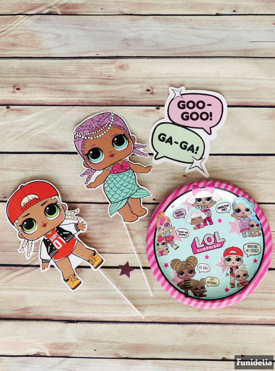 8 accessoires pour Photocall LOL Surprise