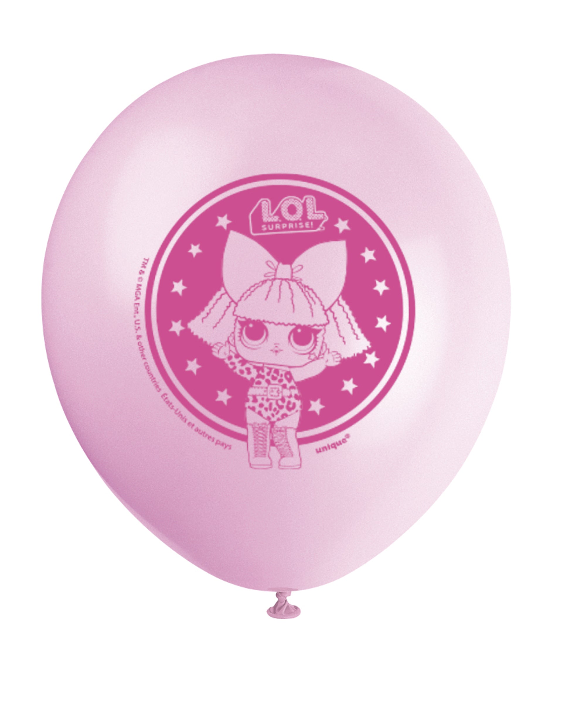 8 ballons en latex LOL Surprise
