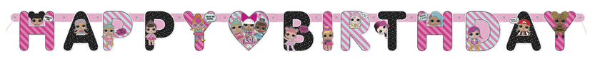 Guirlande Joyeux Anniversaire LOL Surprise