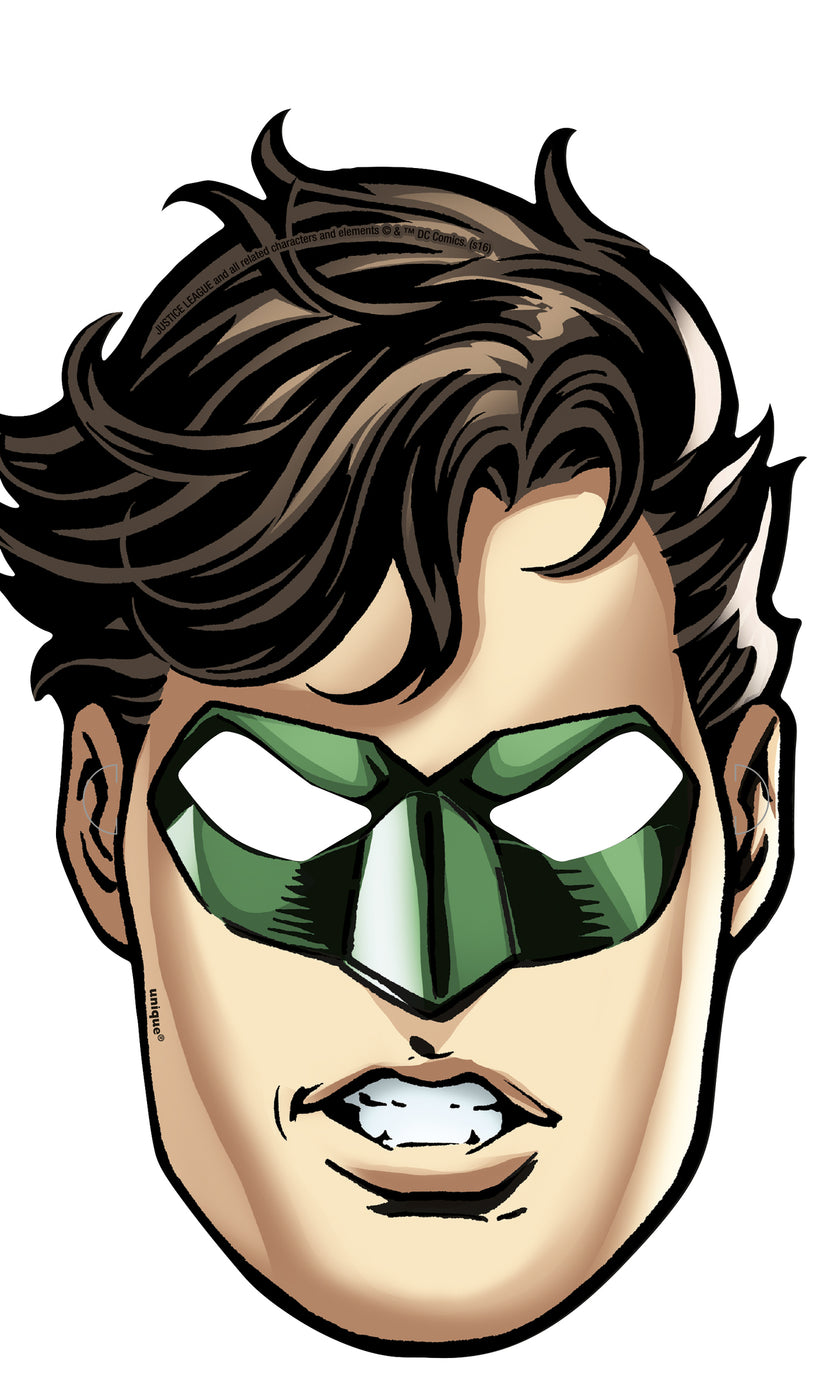 8 différents masques Justice League