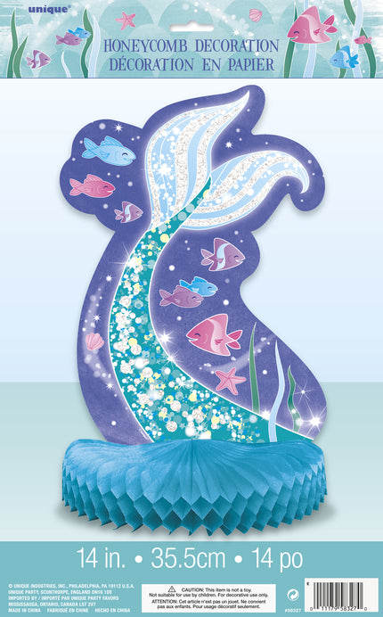 Décoration table en queue de sirène – Sirène sous l’Océan