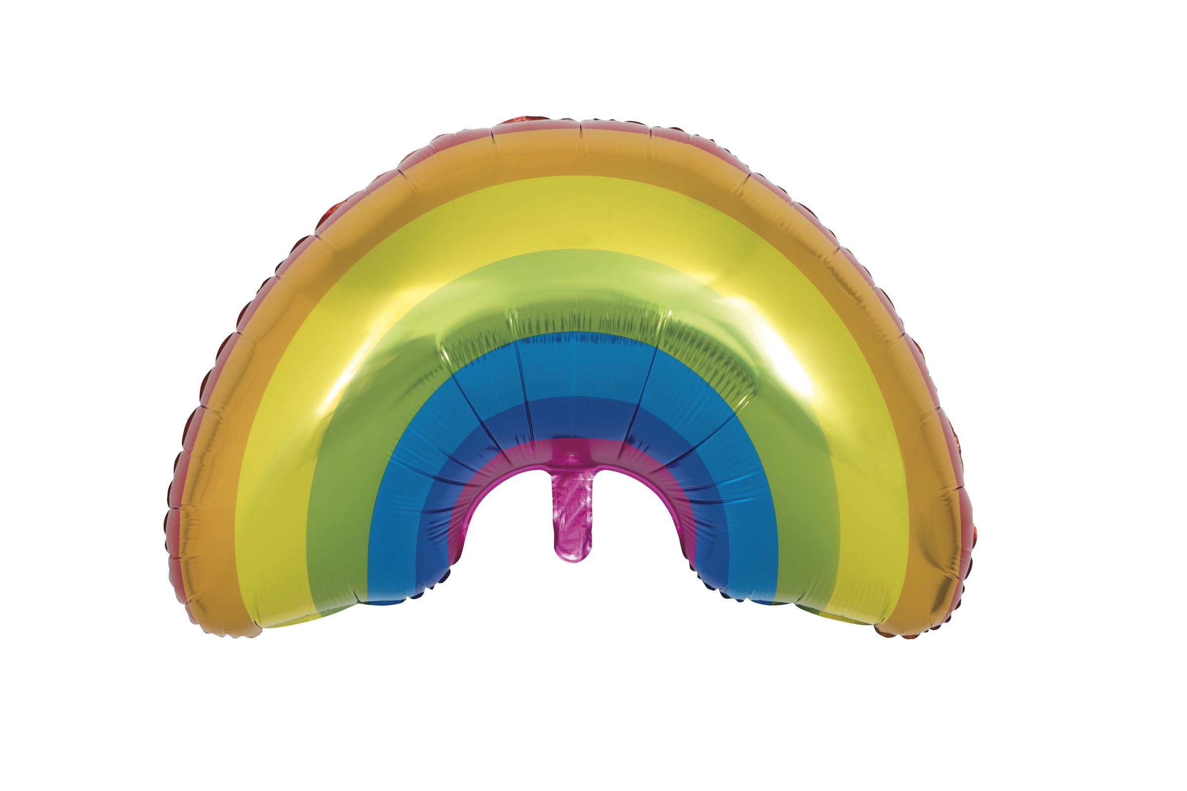 Ballon en aluminium arc-en-ciel
