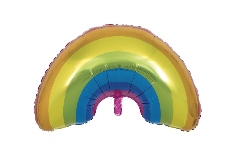 Ballon en aluminium arc-en-ciel