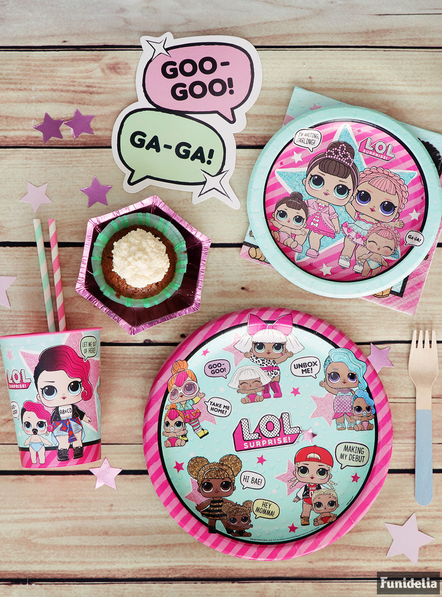 8 assiettes LOL Surprise