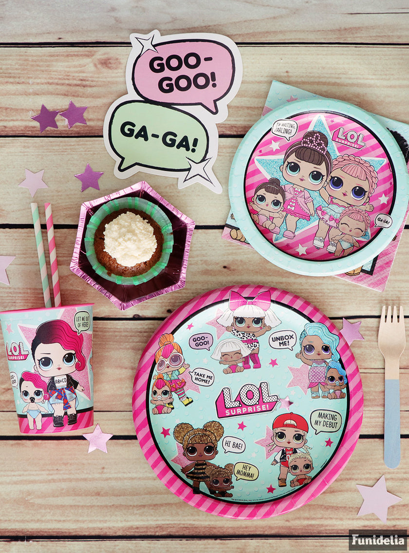 8 assiettes LOL Surprise