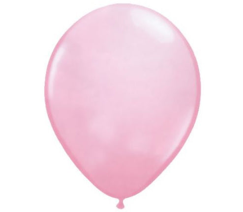 ballon latex opaque pink fluo neon 29x40cm