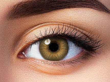 lentilles de contact eye love marron miel 1 mois