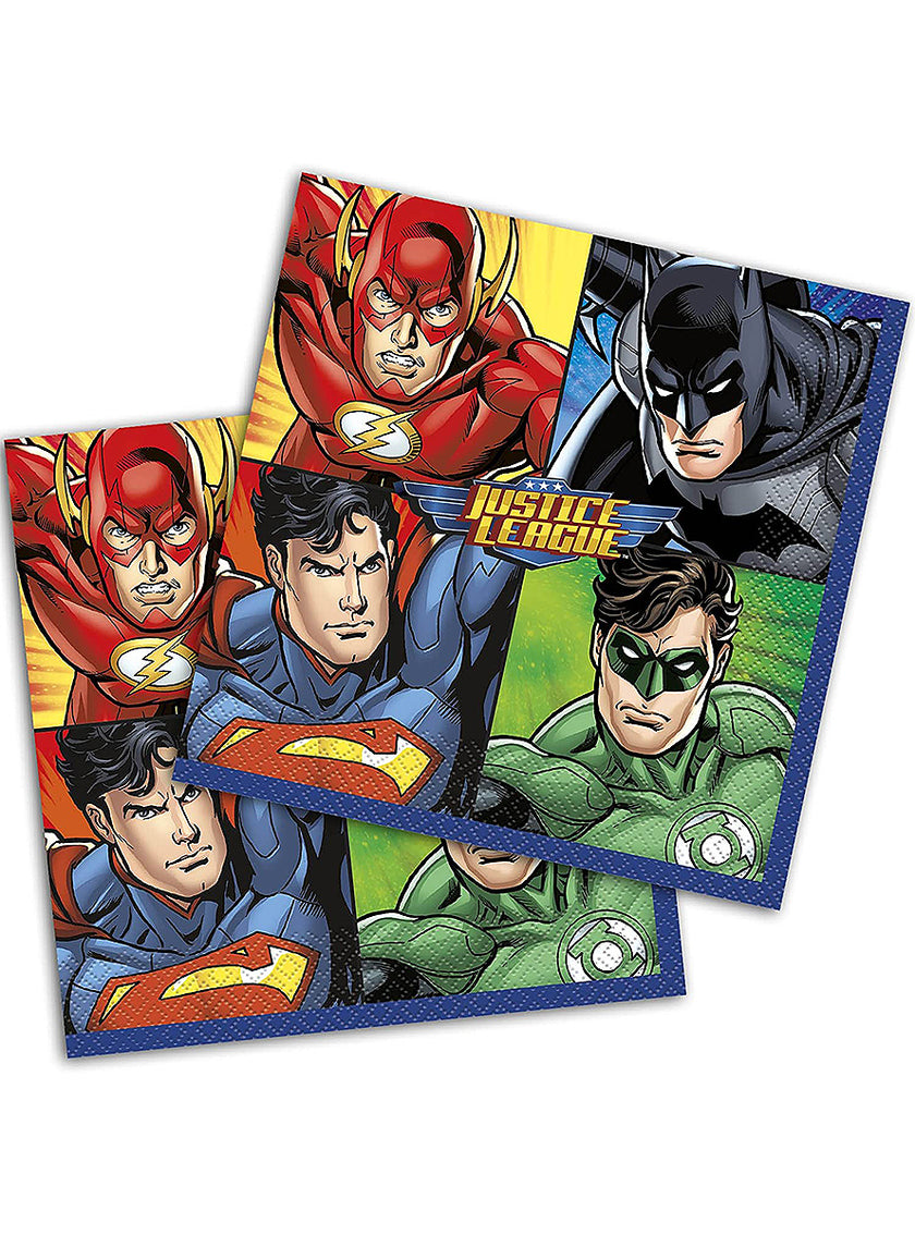 16 serviettes Justice League (33x33cm)