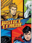 Nappe en plastique Justice League de (1,40m x 2,15m)