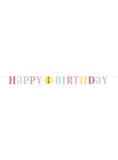 Guirlande premier anniversaire rose - Pink Dots 1st Birthday