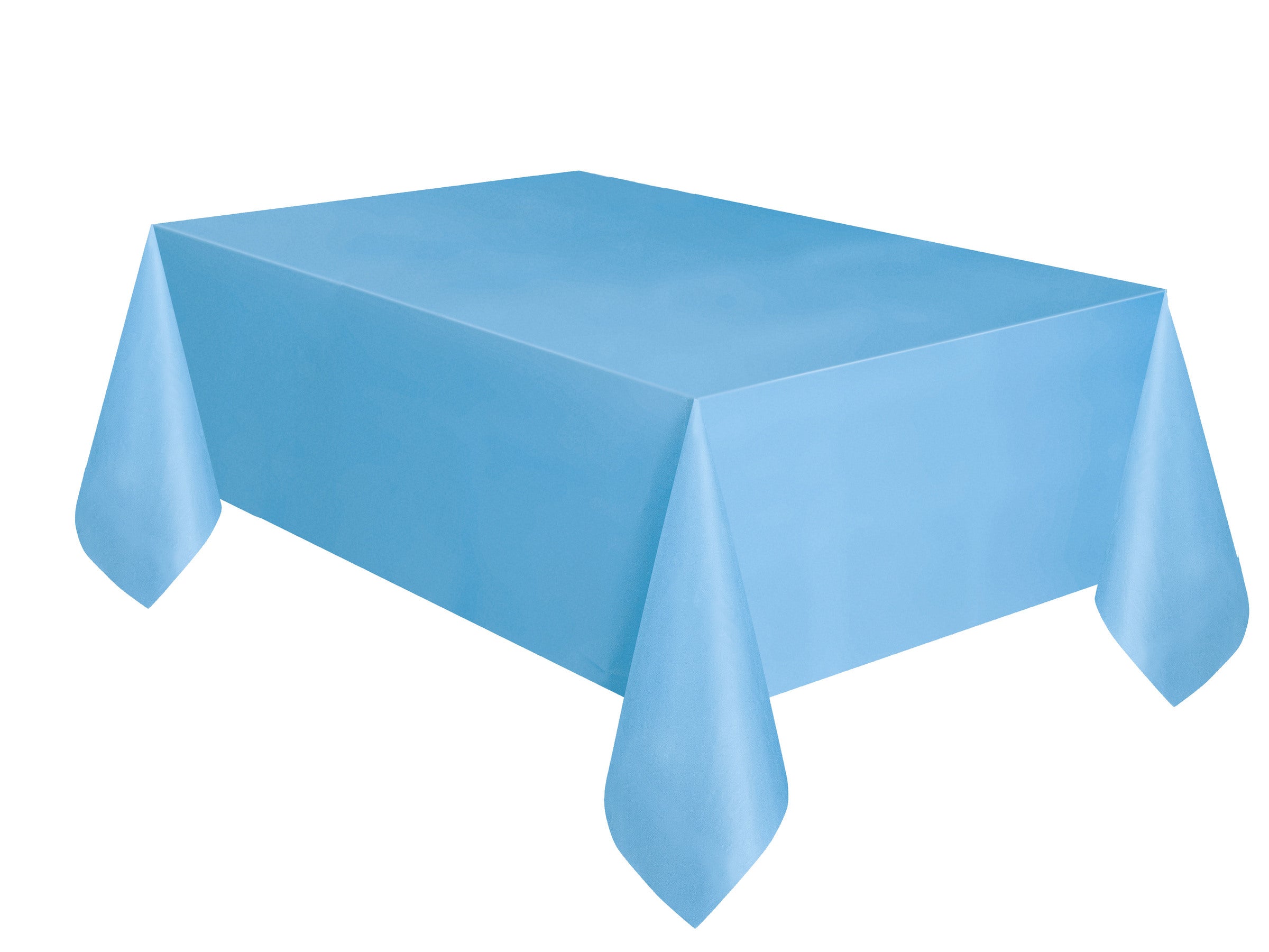 Nappe bleue pastel rectangulaire - Gamme couleur unie