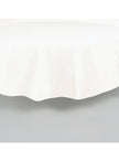 1 nappe ronde blanche - Gamme couleur unie