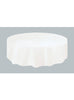 1 nappe ronde blanche - Gamme couleur unie