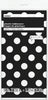Nappe noire à pois blancs