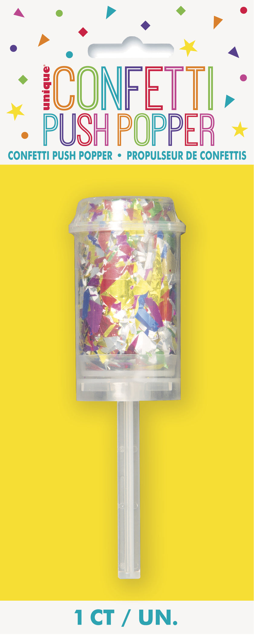 Mini Canon à confetti multicolores